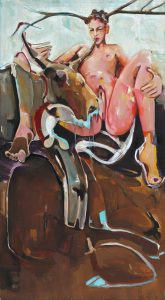 Tina Oelker, oil on canvas, Europa