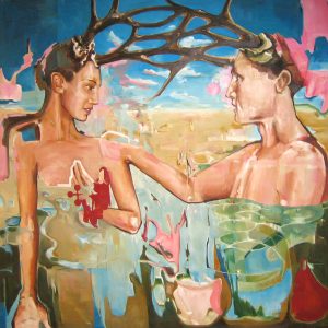 Tina Oelker, oil on canvas