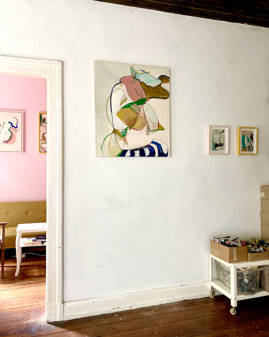 Tina Oelker, Studio