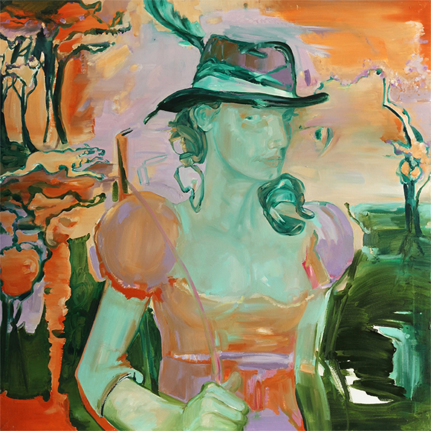 Tina Oelker, oil on canvas